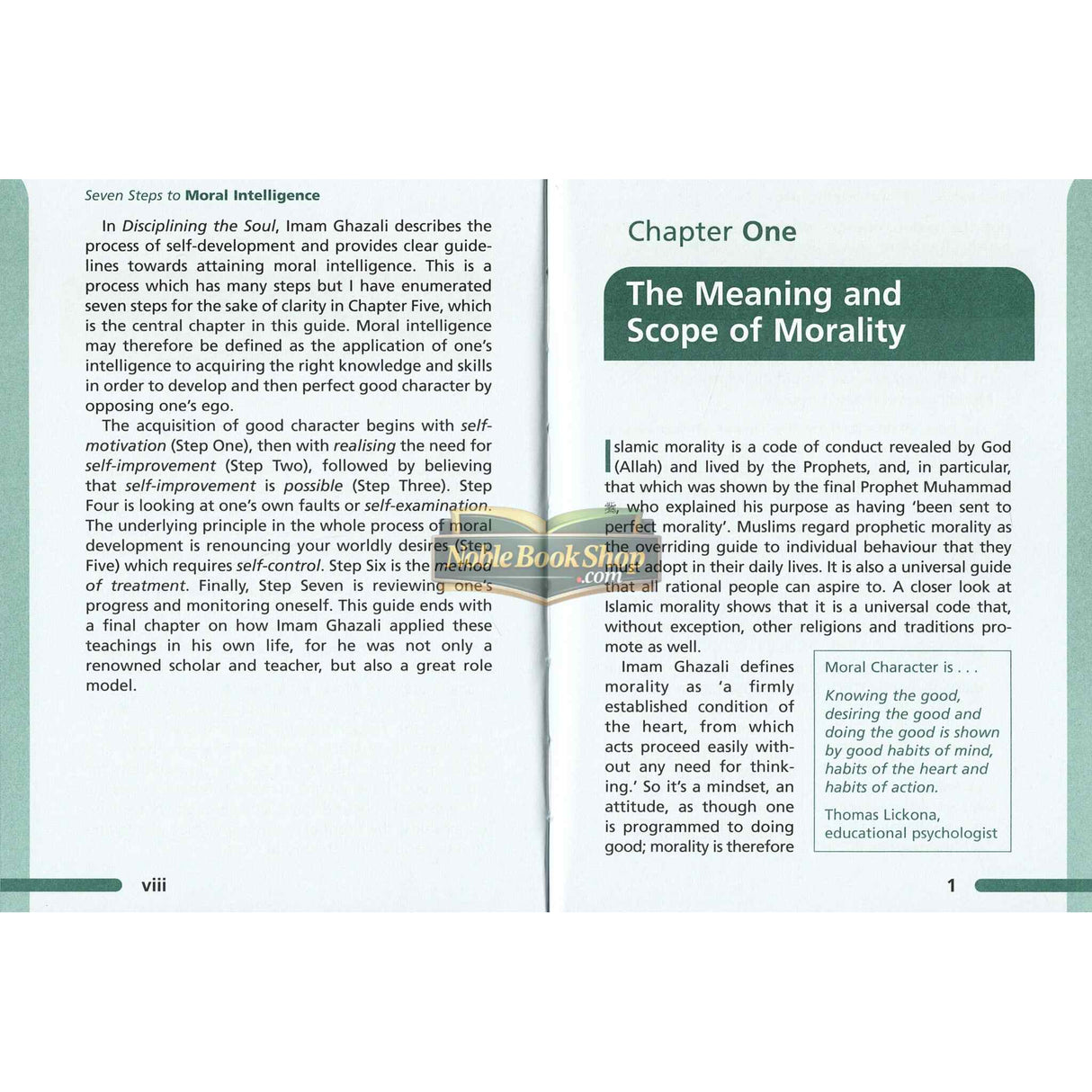 Seven Steps to Moral Intelligence(Based On Imam Ghazal’s Techings)