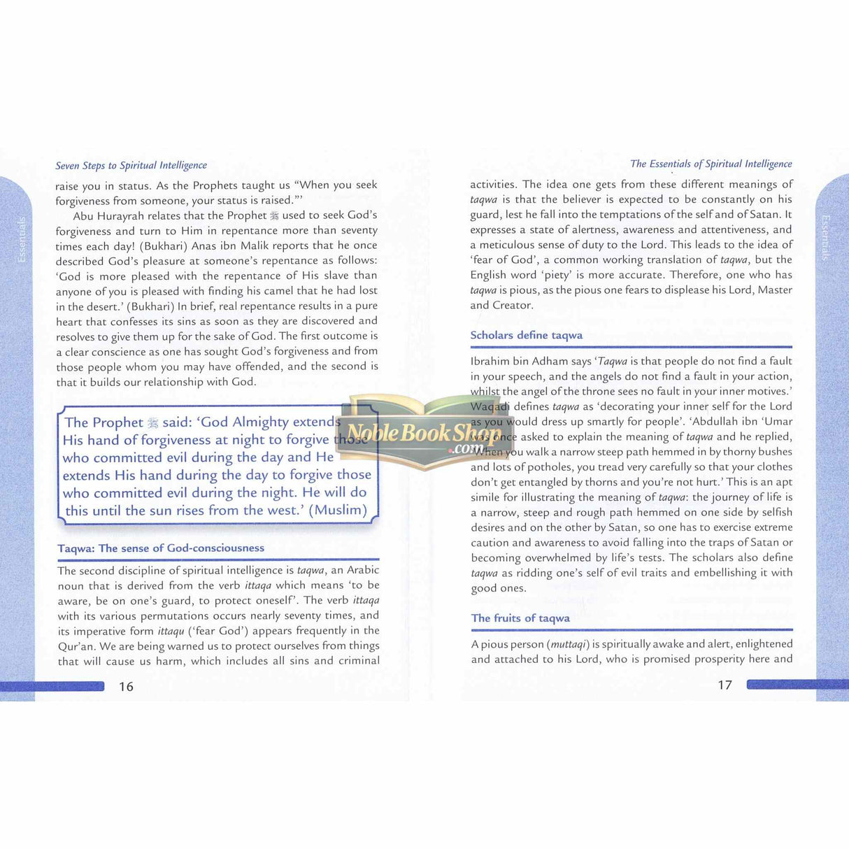 Seven Steps to Spiritual Intelligence (Based on classical Islamic teaching)