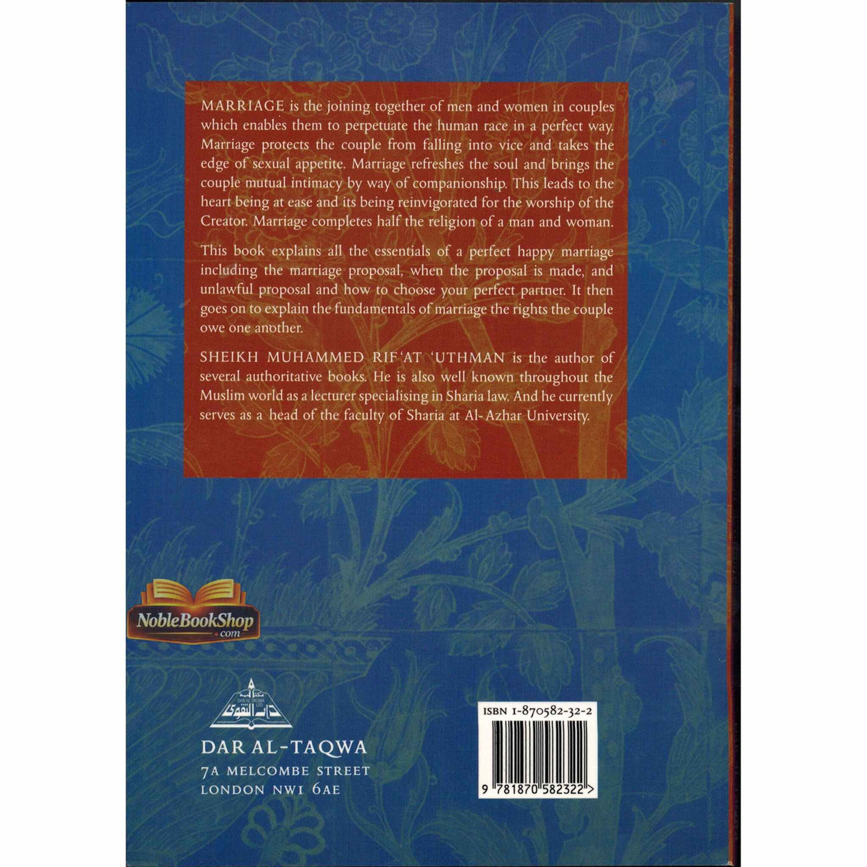 The Essentials of Islamic Marriage By Sheikh Muhammad Rifat Uthman