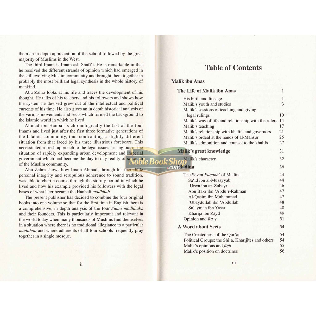 The Four Imams : Their Lives, Works and Schools of Jurisprudence