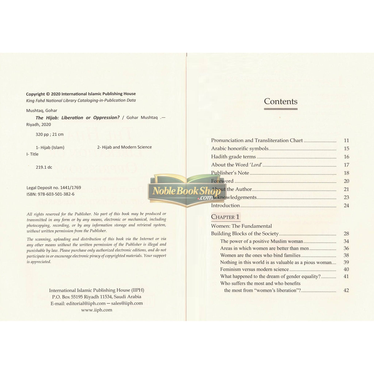 The Hijab : Liberation Or Oppression ?
ISBN: 9786035013826