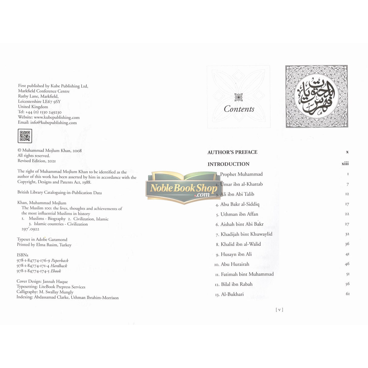 The Muslim 100:The Lives, Thoughts and Achievements Influential Muslims