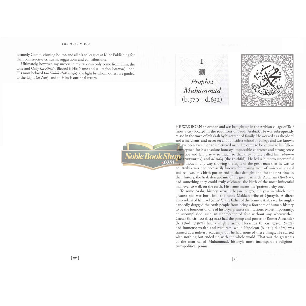 The Muslim 100:The Lives, Thoughts and Achievements Influential Muslims