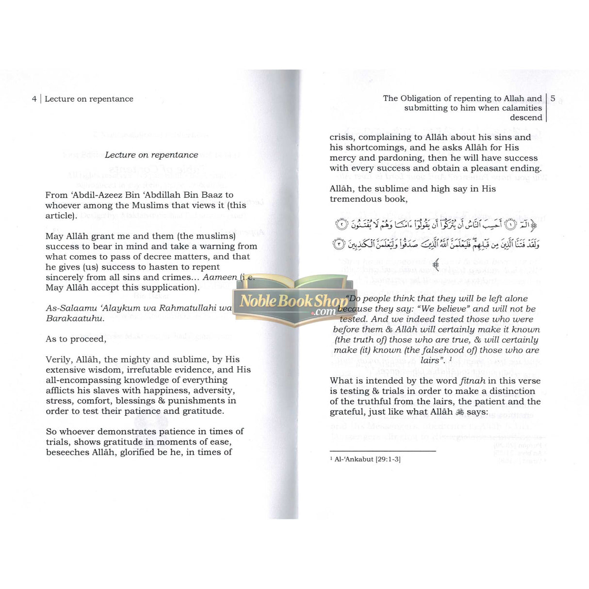 The Obligation Of Repenting To Allah