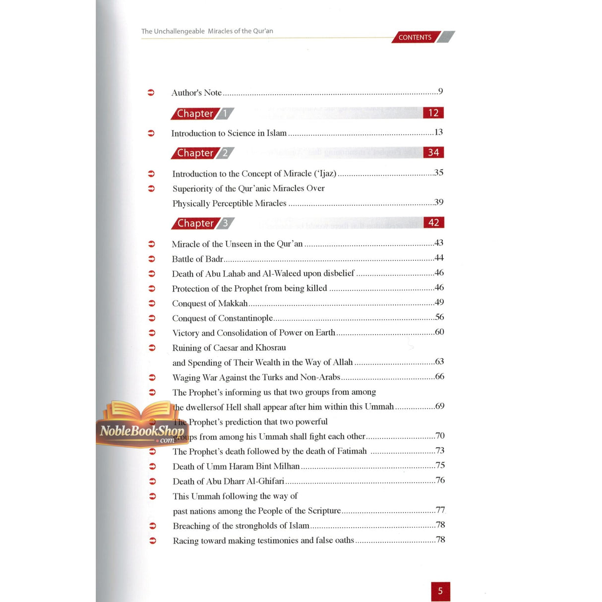 The Unchallengeable Miracles of the Quran