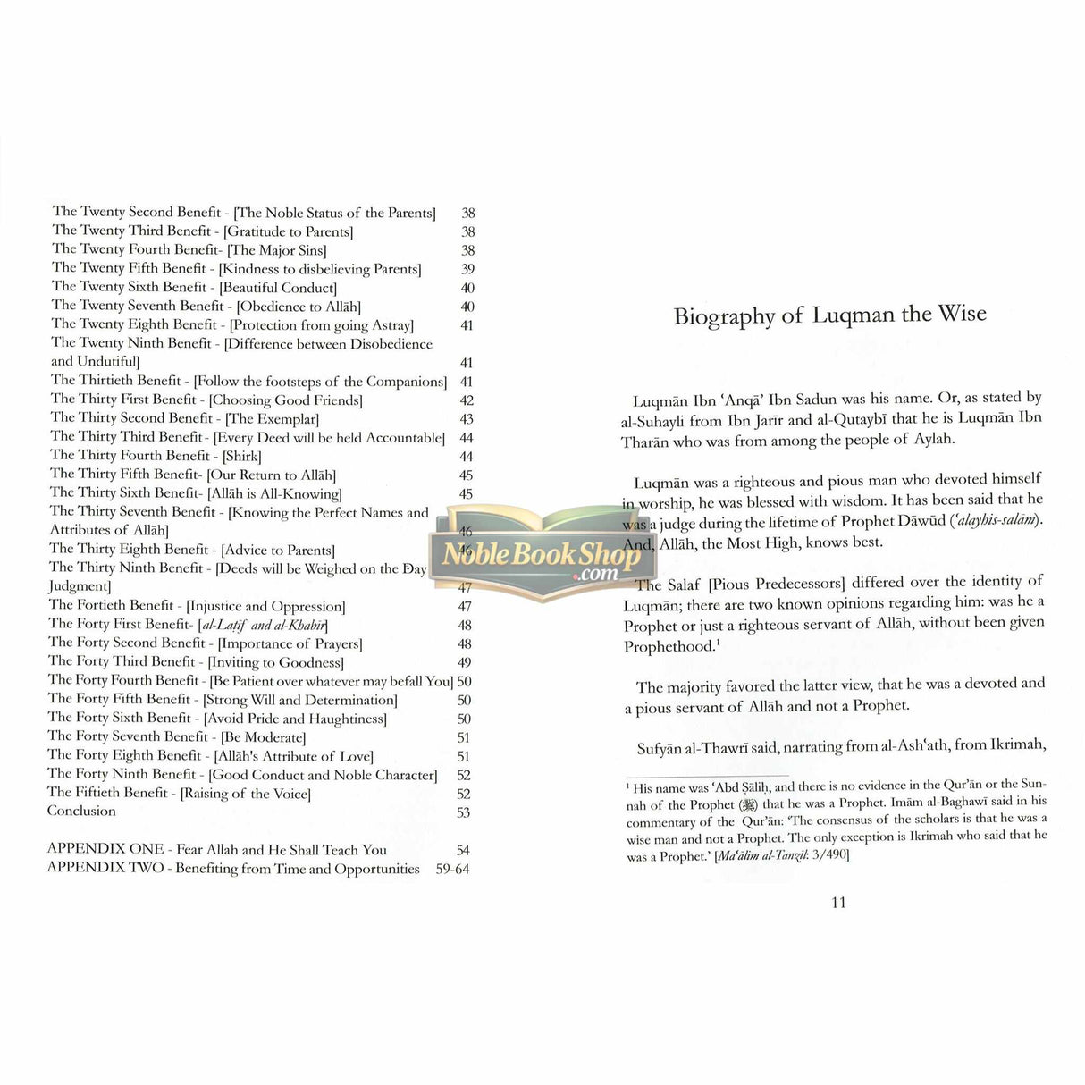 The Wise Counsel of Luqman