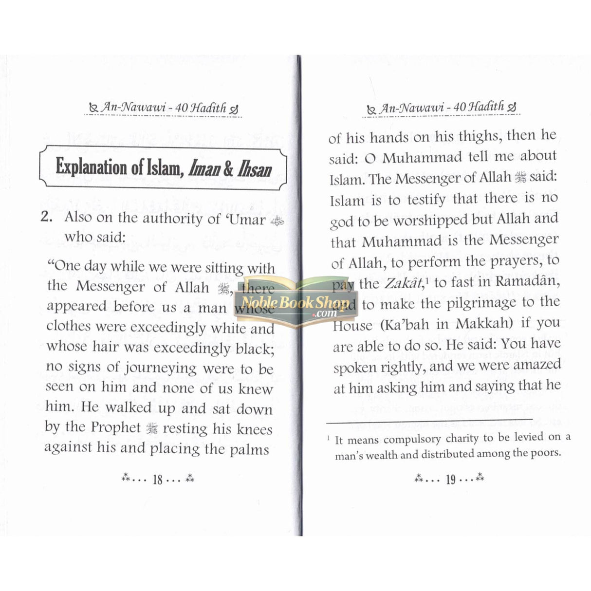 Collection of An-Nawawi 40 Hadith - Mini booklet