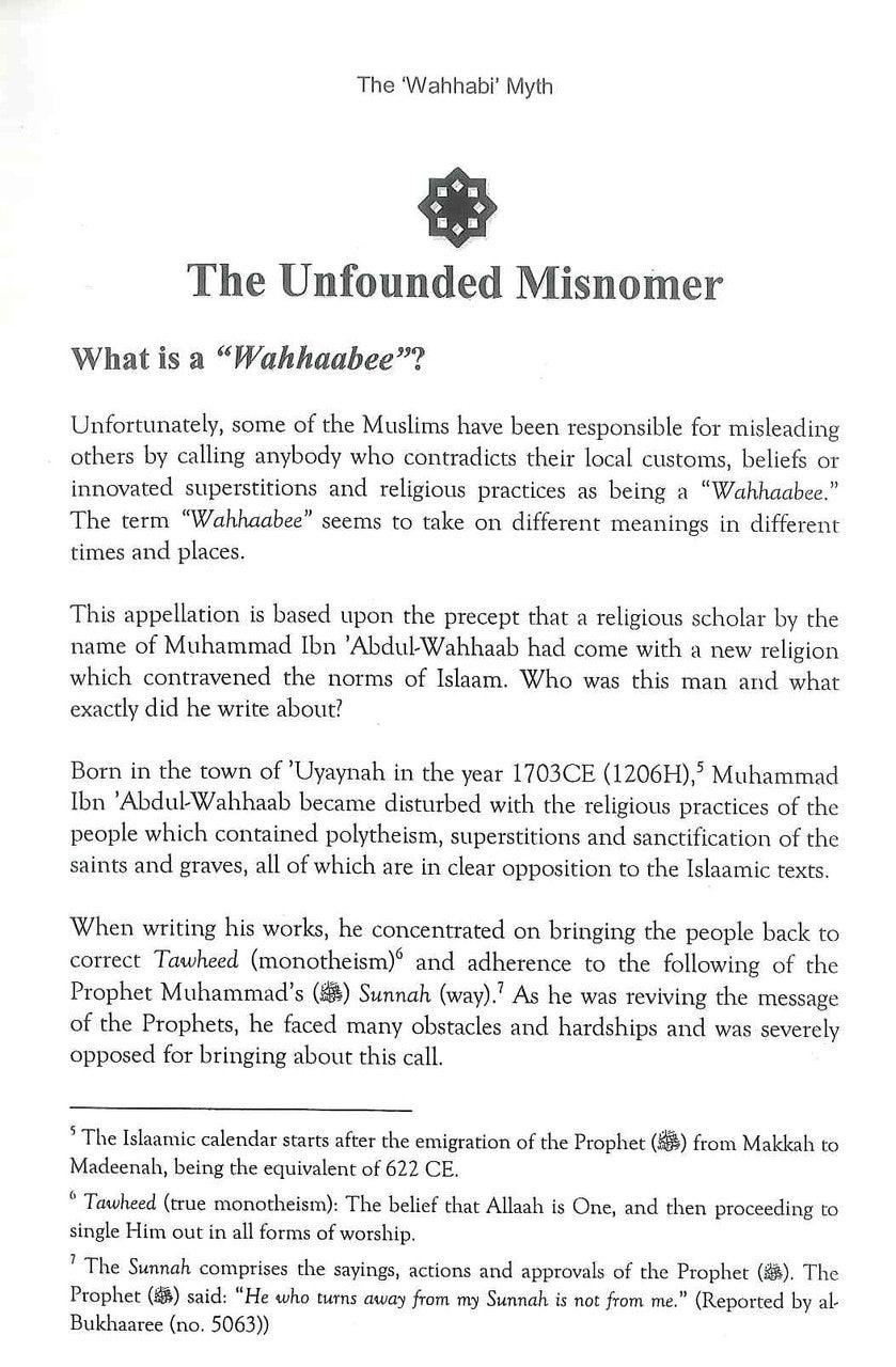 The Wahhabi Myth