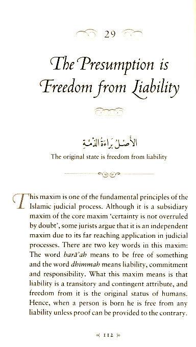 A Treasury of Sacred Maxims: A Commentary on Legal Principles