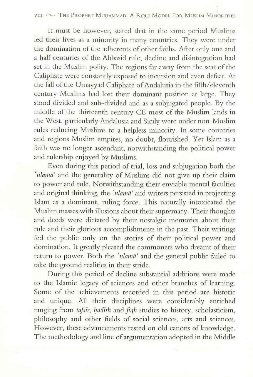 The prophet Muhammad صلی الله علیه وآله وسلم A Role Model For Muslim Minorities