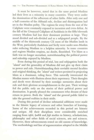 The prophet Muhammad صلی الله علیه وآله وسلم A Role Model For Muslim Minorities  The prophet Muhammad صلی الله علیه وآله وسلم A Role Model For Muslim Minorities