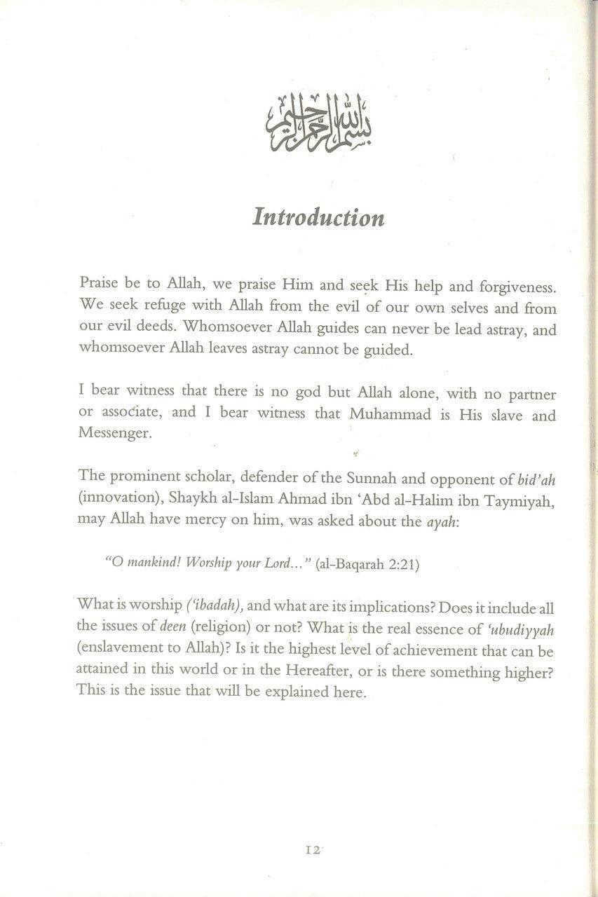 Al-Ubudiyyah: Being a True Slave of ALLAH
