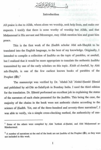 The Book of Parables from the Traditions of the Prophet The Book of Parables from the Traditions of the Prophet