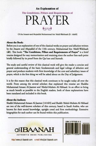 An Explanation Of The Conditions, Pillars & Requirements Of Prayer An Explanation Of The Conditions, Pillars & Requirements Of Prayer