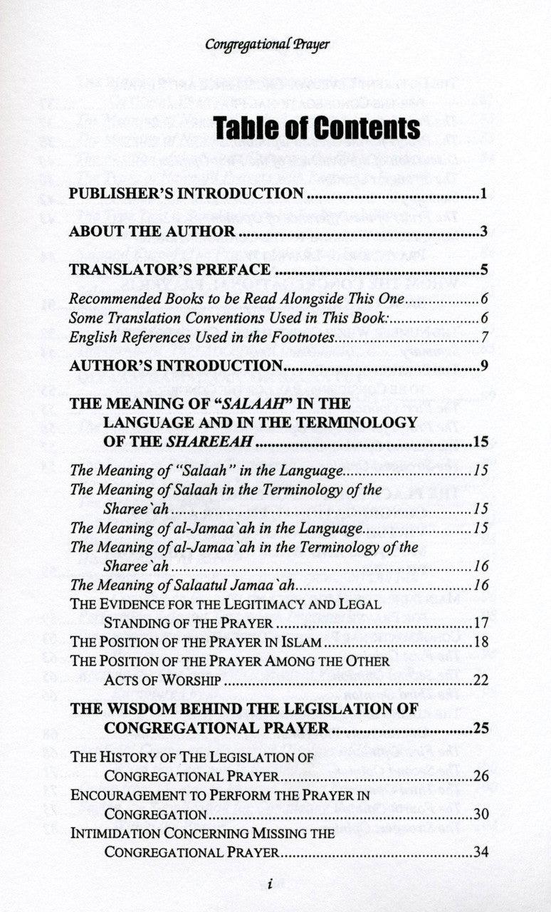 Congregational Prayer