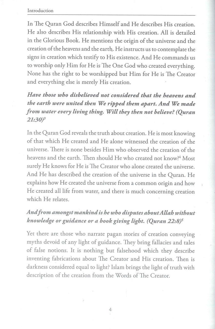 Creation of the Universe : True Description from Islam