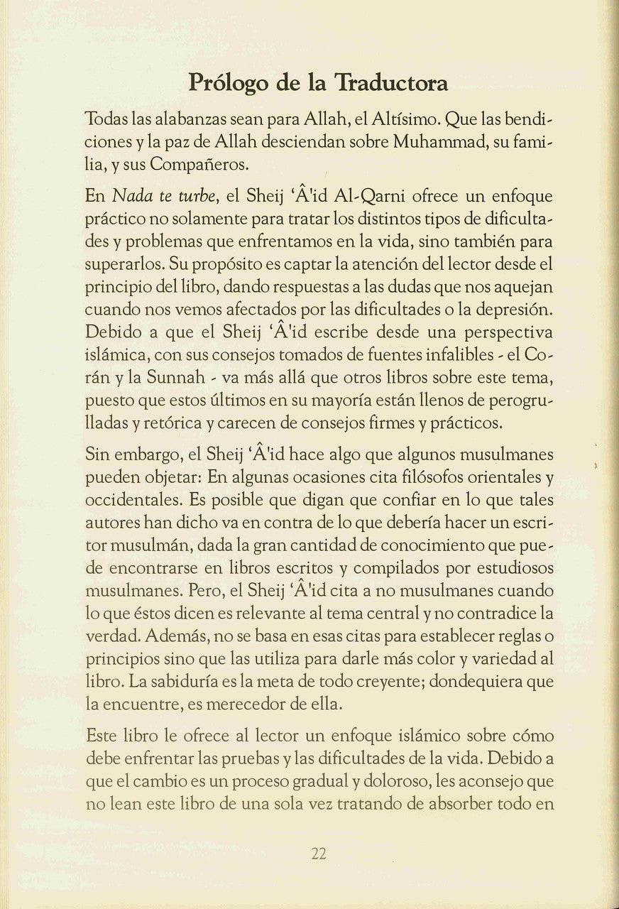 Nada Te Turbe (Spanish) Don,t be sad