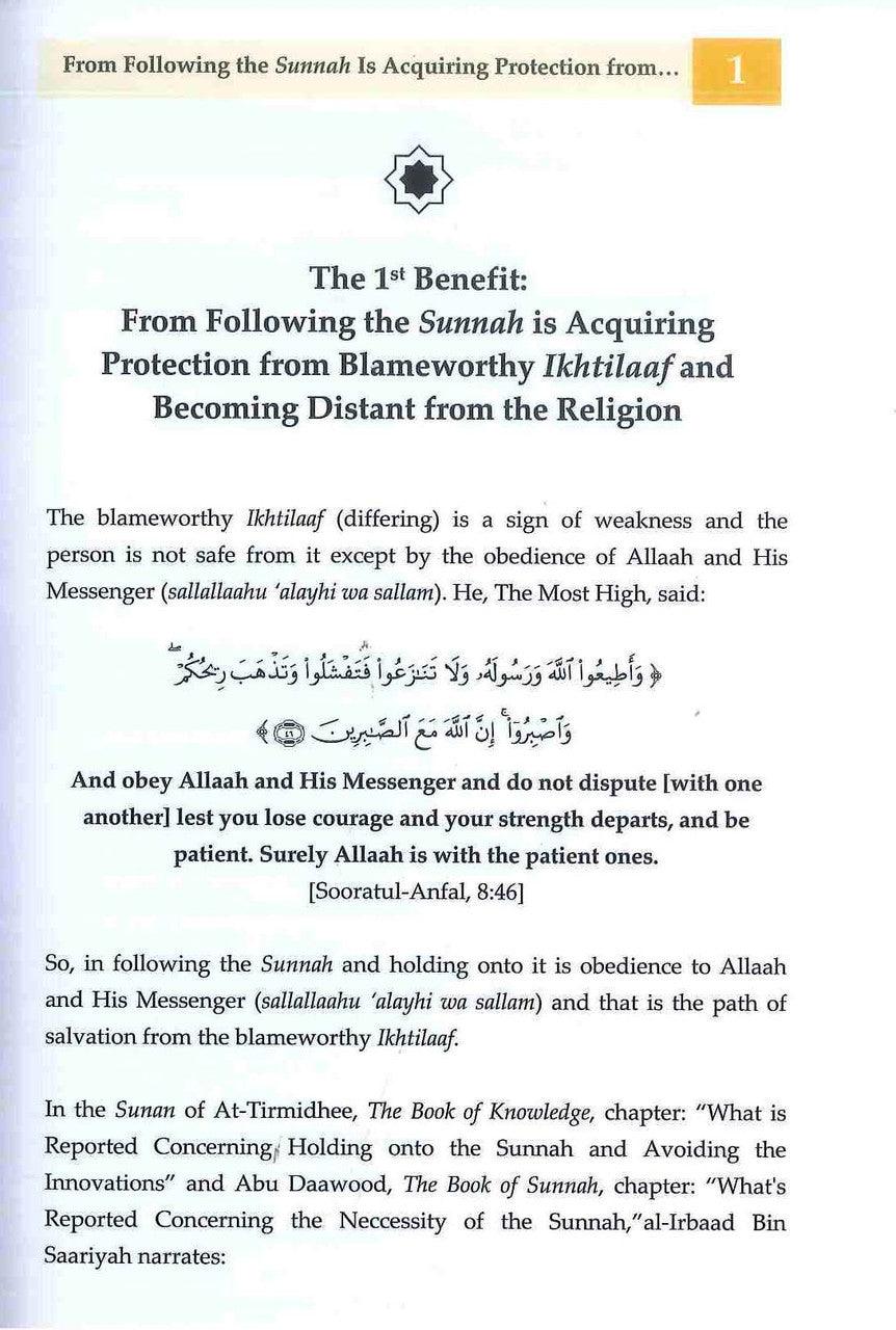 The Excellence of following the Sunnah