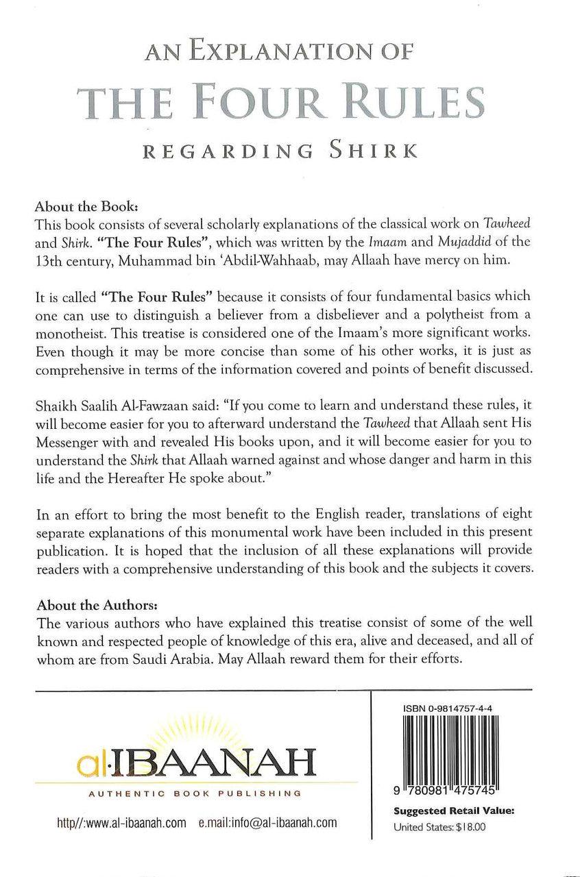 An Explanation Of The Four Rules Regarding Shirk