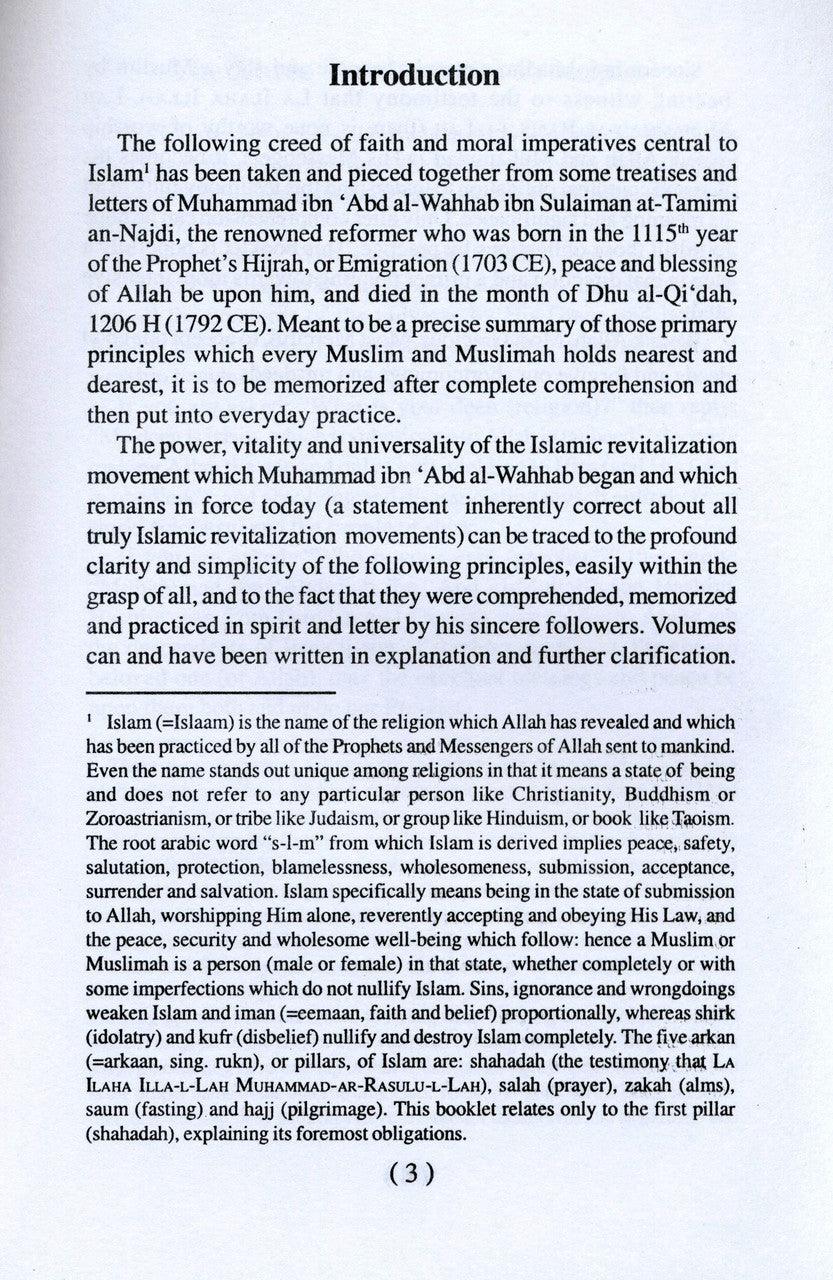 The Foremost Obligatory Duties