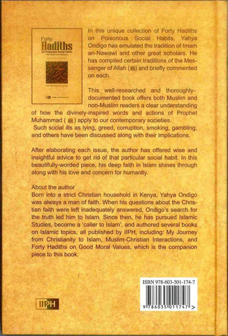 Forty Hadiths on Poisonous Social Habits Forty Hadiths on Poisonous Social Habits