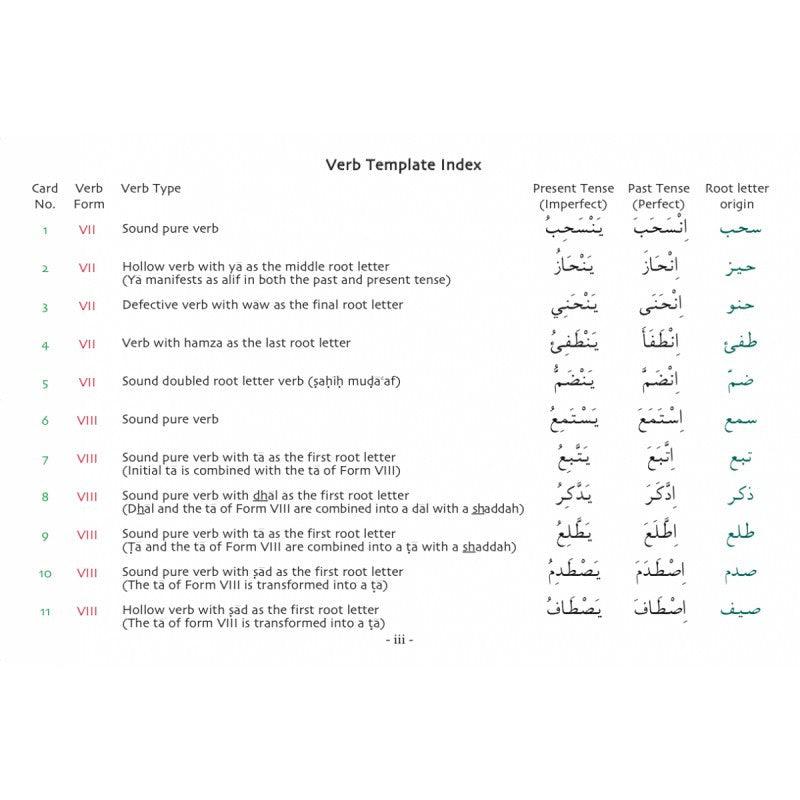 Gateway To Arabic Verb Conjugation Flashcards (Set Three)