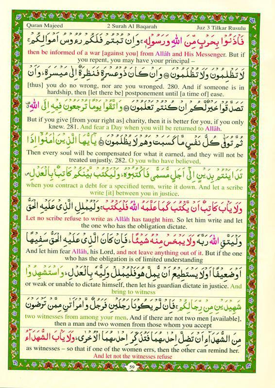 My Cherished Quran Majeed : With English Translation Of The Meanings Of The Holy Quran
