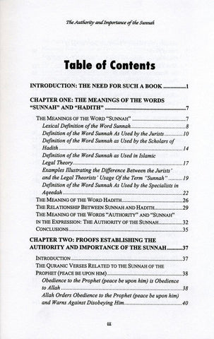 The Authority & Importance Of The Sunnah The Authority & Importance Of The Sunnah