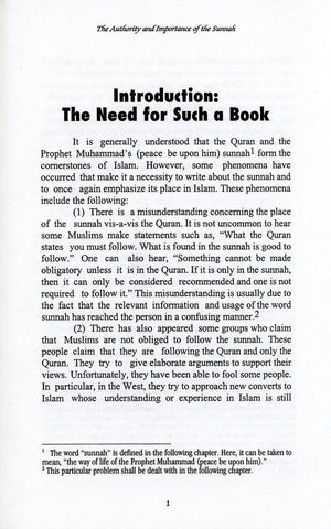 The Authority & Importance Of The Sunnah The Authority & Importance Of The Sunnah