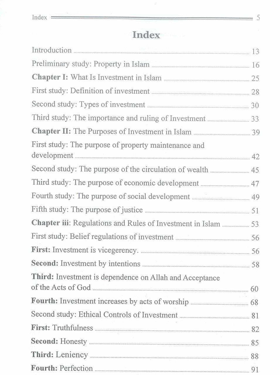 Investment in Islam