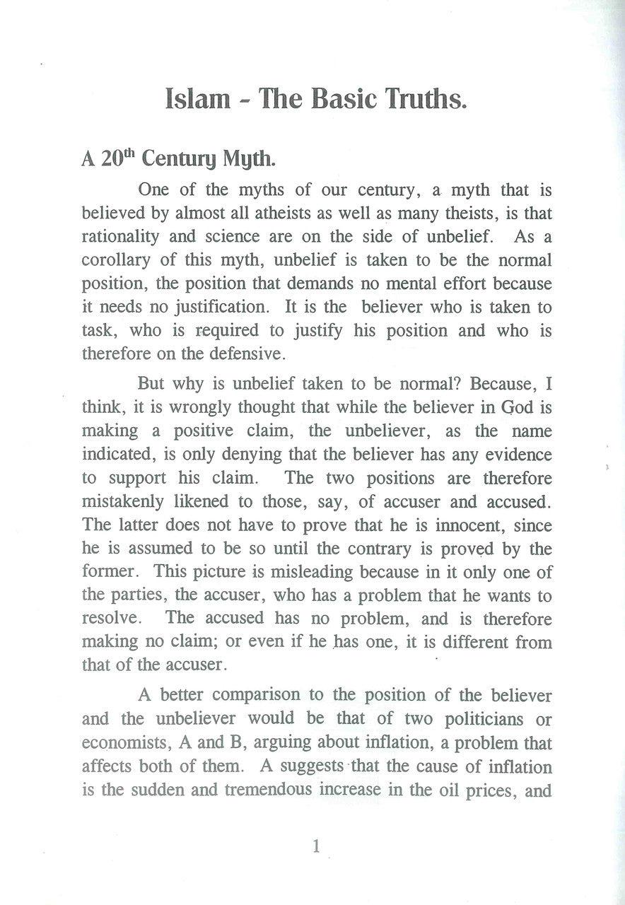 Islam The Basic Truths