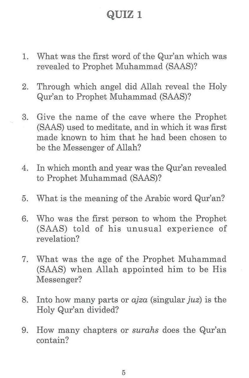 Islamic Quiz Book 1