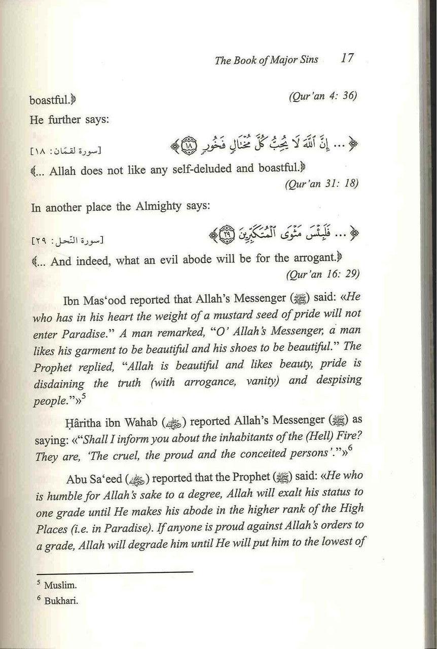The Book of Major Sins by Imam at Tamimi | Repentance of sins | Islamic Books - NobleBookshop The Book of Major Sins by Imam at Tamimi | Repentance of sins | Islamic Books - NobleBookshop