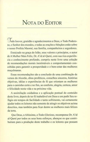 Você pode ser a mulher mais feliz do mundo (porteguese) Você pode ser a mulher mais feliz do mundo (porteguese)
