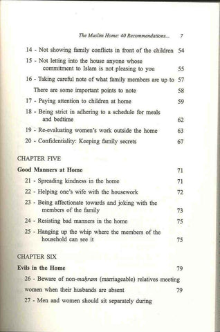 The Muslim Home 40 Recommendations - NobleBookshop The Muslim Home 40 Recommendations - NobleBookshop