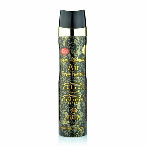 Genuine Black Nabeel Air Freshener Arabian Incense Spray 300ml Genuine Black Nabeel Air Freshener Arabian Incense Spray 300ml