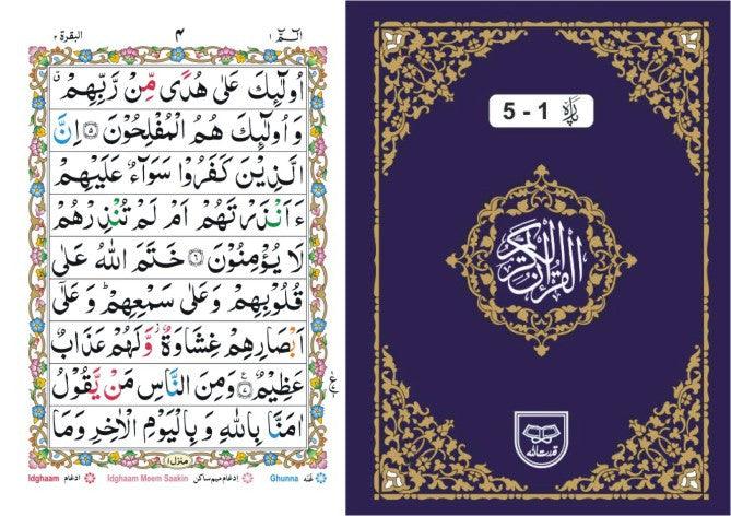 5 Parts Tajveedi (1-5) Four Color