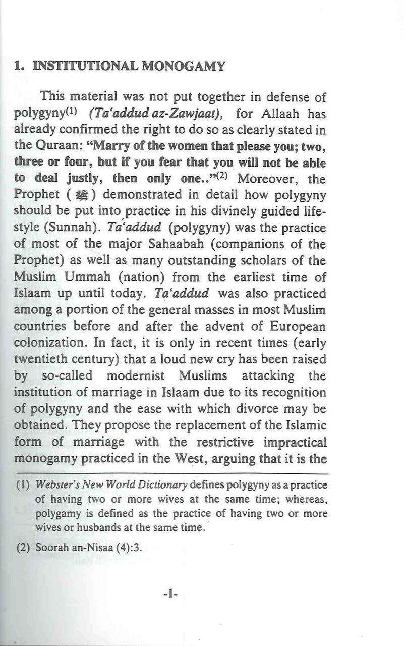 Polygamy In Islam - NobleBookshop Polygamy In Islam - NobleBookshop