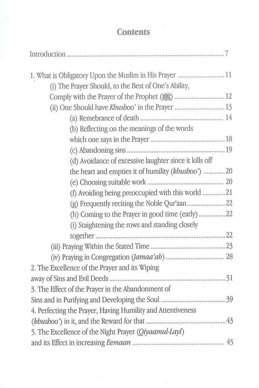 The Prayer Its Effects In Increasing Eemaan and Purifying The Soul - NobleBookshop