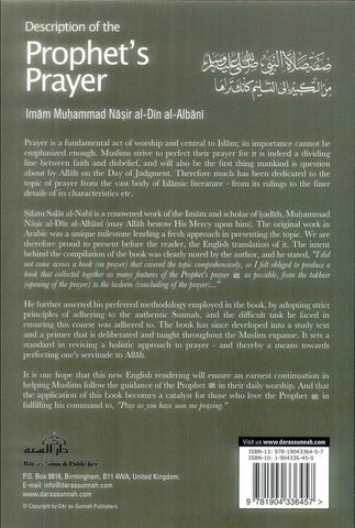 Description of the Prophets Prayer Description of the Prophets Prayer