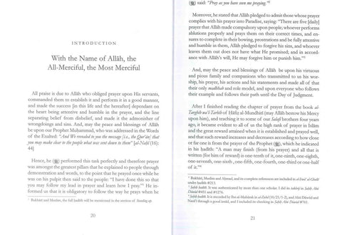 Description of the Prophets Prayer Description of the Prophets Prayer