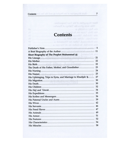 Short Biography Of The Prophet صلی الله علیه وآلهِ وسلم & His Ten Companions Short Biography Of The Prophet صلی الله علیه وآلهِ وسلم & His Ten Companions
