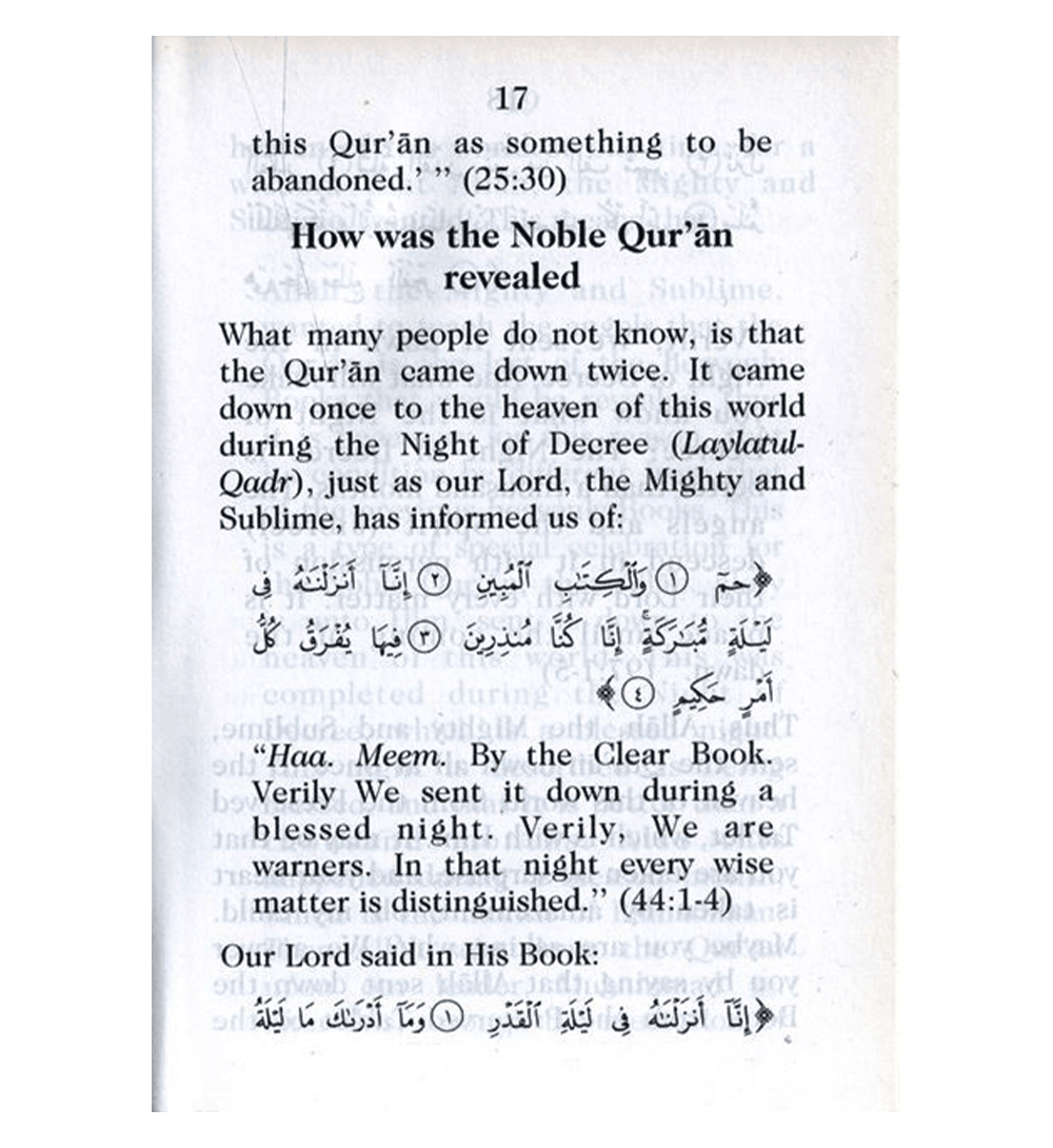 The Sciences of the Quran for Children