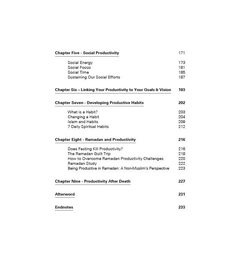 The Productive Muslim Book