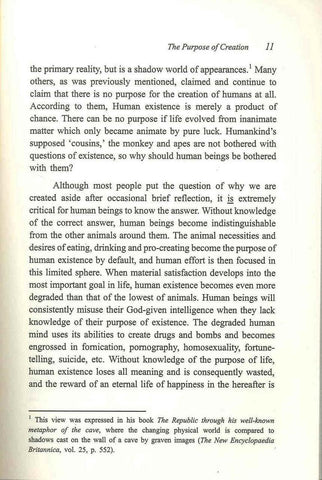 The Purpose of Creation - NobleBookshop The Purpose of Creation - NobleBookshop