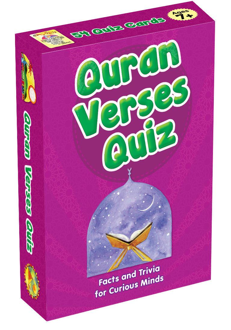 Quran Prophets Hadiths Seerah Qraaan Verses Quiz Cards for Learning Islamic Muslim Kids