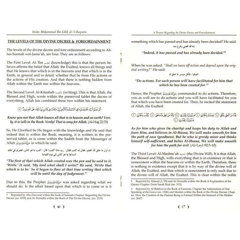 A Treatise Regarding the Divine Decree and Foreordainment