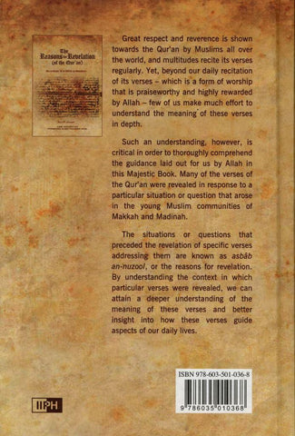 The Reasons for Revelation of the QURAN The Reasons for Revelation of the QURAN