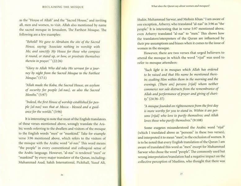 Reclaiming The Mosque (The Role Of Women In Islam's House Of Worship)