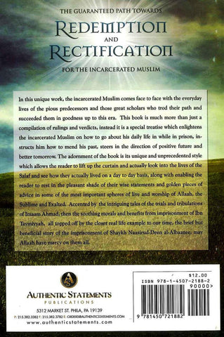 The Guaranteed Path Towards Redemption & Rectification For Incarcerated Muslim The Guaranteed Path Towards Redemption & Rectification For Incarcerated Muslim